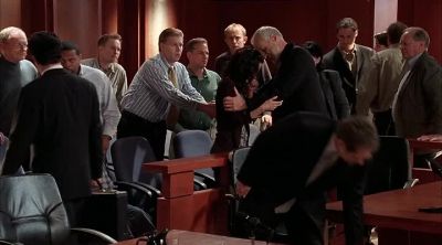 (Father McClinton speaking
indistinctly) - Boston Legal