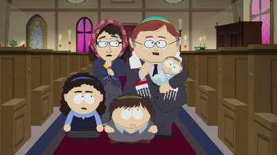 Father, please.
Will you protect my family? - South Park: Post COVID: The Return of COVID