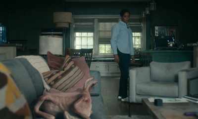 FATHER: ...when
you finish reading - Landscape with Invisible Hand