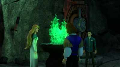 Father will not be the first ever
to extinguish the flame - The Swan Princess: A Royal Wedding