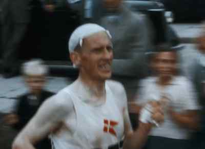 Fatigue attacks Larsen of Denmark. - XIVth Olympiad: The Glory of Sport