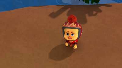 Feathers. They can't hear me.
Or see each other. - The Chicken Squad