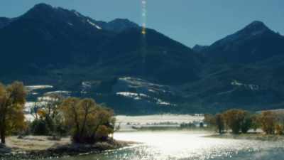 Fed by runoff from the
snowy mountain peaks, - Yellowstone: One-Fifty