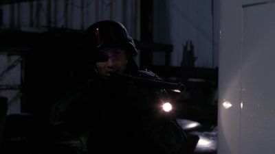 Federal agent! I'm armed!
Exit the vehicle now! - The X-Files