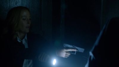 Federal agents!
Open up! - The X-Files