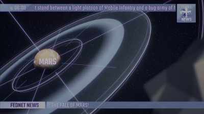 Federal scientists now believe
an undetected bug meteor... - Starship Troopers: Traitor of Mars