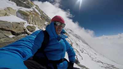 Feels worth it to go down, be safe... - Kilian Jornet, Path to Everest
