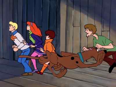 Feet, make like a rocket,
and, like, now! - Scooby-Doo, Where Are You!