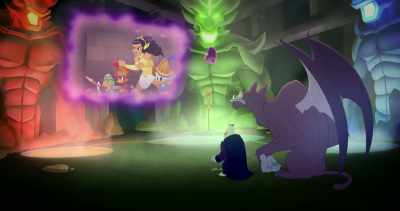 Felldrake: Blast.
Can't an evil baby grow up - Legend of the Three Caballeros