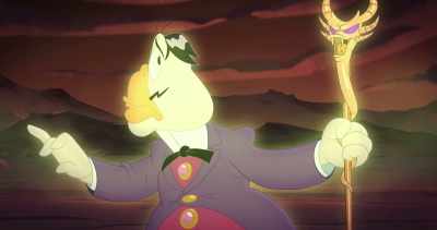 Felldrake: Hmph, retreating with your tail
between your legs - Legend of the Three Caballeros
