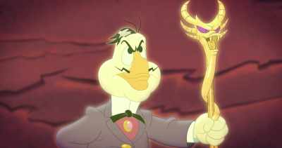 Felldrake: Oh, dear, someone's been going
to ghost school. - Legend of the Three Caballeros