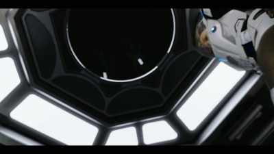 FEMALE COMPUTER VOICE:
Commencing airlock - Star Trek: Discovery