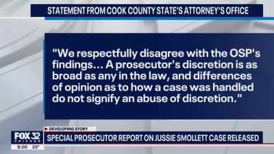 [female newsreader]
 in response to the report, - Jussie Smollett: Anatomy of a Hoax