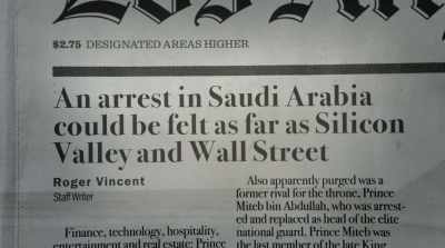 FEMALE REPORTER:
Mohammed Bin Salman
ordered the arrest - The Dissident