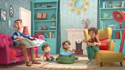 [female voice]
The world's biggest pancake… - The Adventures of Paddington