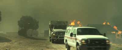 FERGUSON: Donut, fire just
hit trigger point two.
We're pulling back - Only the Brave