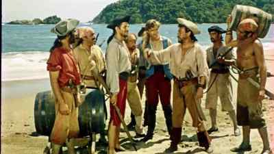       Fernandez, tie them
        to those trees. - Robinson Crusoe