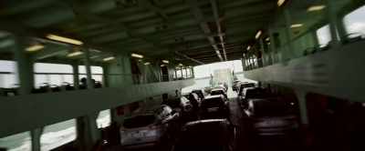 [ferry horn blasts] - Lift