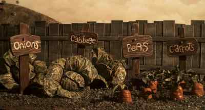 Fertilize her veggies. - Memoir of a Snail