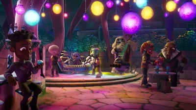 [festivalgoers chattering] - Star Wars: Young Jedi Adventures