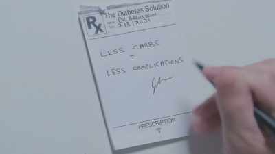 Fewer carbs equals
fewer complications. - The Diabetes Solution