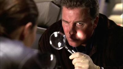       Fibers drawn from
              his pants maybe? - CSI: Crime Scene Investigation