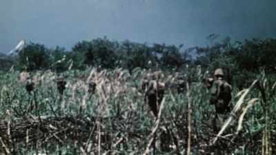 FIELDS THAT LOOK ORDERLY
FROM THE AIR - The Pacific War in Color