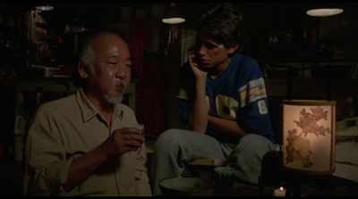 Fighting always
last answer to problem. - More Than Miyagi: The Pat Morita Story