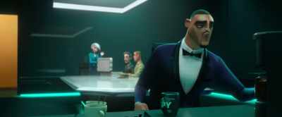 Fighting, explosions,
tons of witty catchphrases. - Spies in Disguise
