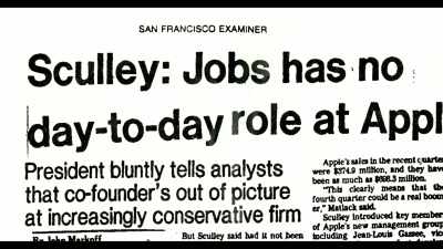 Fights escalated to the point
where the board told Sculley - General Magic