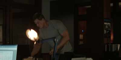 Figure people usually get hurt
when they're looking - Reacher