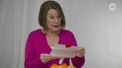 "Fill the glass
with orange juice." - Taskmaster