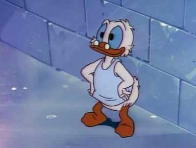 Filled up my notepad
with all that precious
business wisdom, - DuckTales