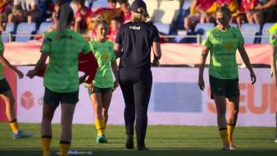 Filling in for Ellie's spot, - Matildas: The World at Our Feet