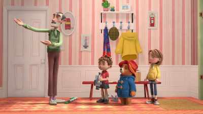 Film me
descending the staircase. - The Adventures of Paddington