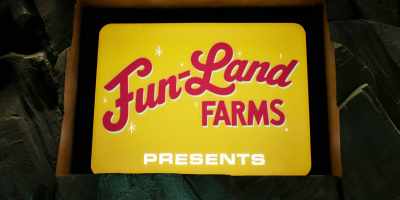 [film projector whirring] - Chicken Run: Dawn of the Nugget