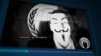 Filmmaker:
Anonymous started
as a prankster collective, - Q: Into the Storm