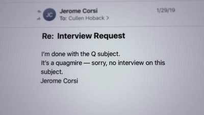 Filmmaker:
When I reached out to Corsi, - Q: Into the Storm