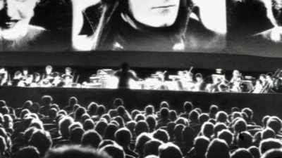 Films were projected
with a full live orchestra. - Making Waves: The Art of Cinematic Sound
