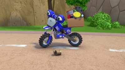 - Finally,
a good reason to get dirty. - Ricky Zoom