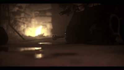 Finally,
as the castle blazed around him, - Age of Samurai: Battle for Japan