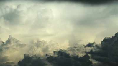-Finally, clouds begin to form. - Surviving Paradise: A Family Tale