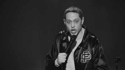 Finally, she grabs the coat rack - Pete Davidson: Turbo Fonzarelli
