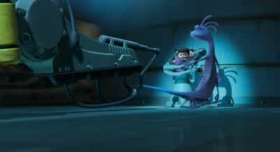 FinallyI never should have trusted you with thisBecause of you I had to banish my top scarerWith this machine we won't need scarersBesides Sullivan got what he deservedSullivan was twice the scarer you will ever be - Monsters, Inc