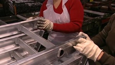 FINALLY, WORKERS RIVET
RUBBER PADS - How It's Made