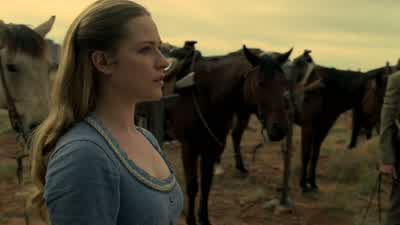 There she is. - Westworld