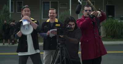 ["Find Your Way Back" continues playing] - Clerks III