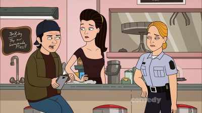 Fine. But out there,
the truth... is. - Corner Gas Animated