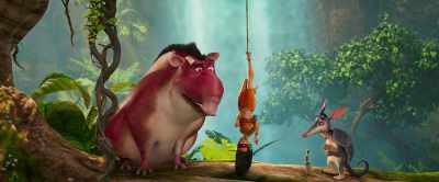 Fine... Insult us. Then you can
hang upside down forever. - Ainbo