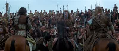 Fine speech Now what do we doJust be yourselvesWhere are you going I'm going to pick a fightWell we didn't get dressed up for nothing - Braveheart
